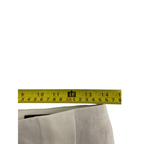 Zara Womens Pants Trousers Small White Pleated Wide Leg Linen Blend 2927/586 NWT - Picture 13 of 15